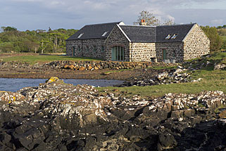 The Boathouse on the shore of Loch Snizort